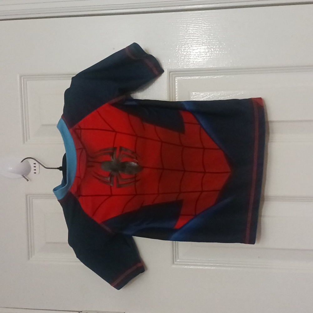 Marvel Spiderman Rashguard Swim Shirt